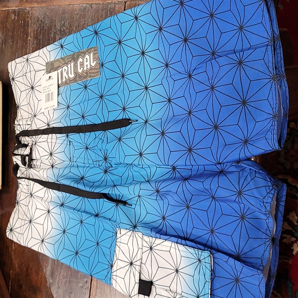 NWT Tru Cal Boys Swim Trunks 14/16